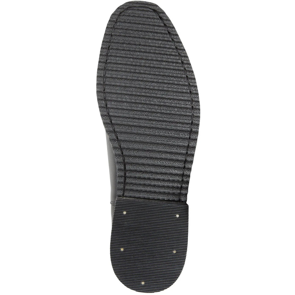 Huntley Equestrian Adult Classic Black Leather Zipper Paddock Boot - Paranoid Ranch