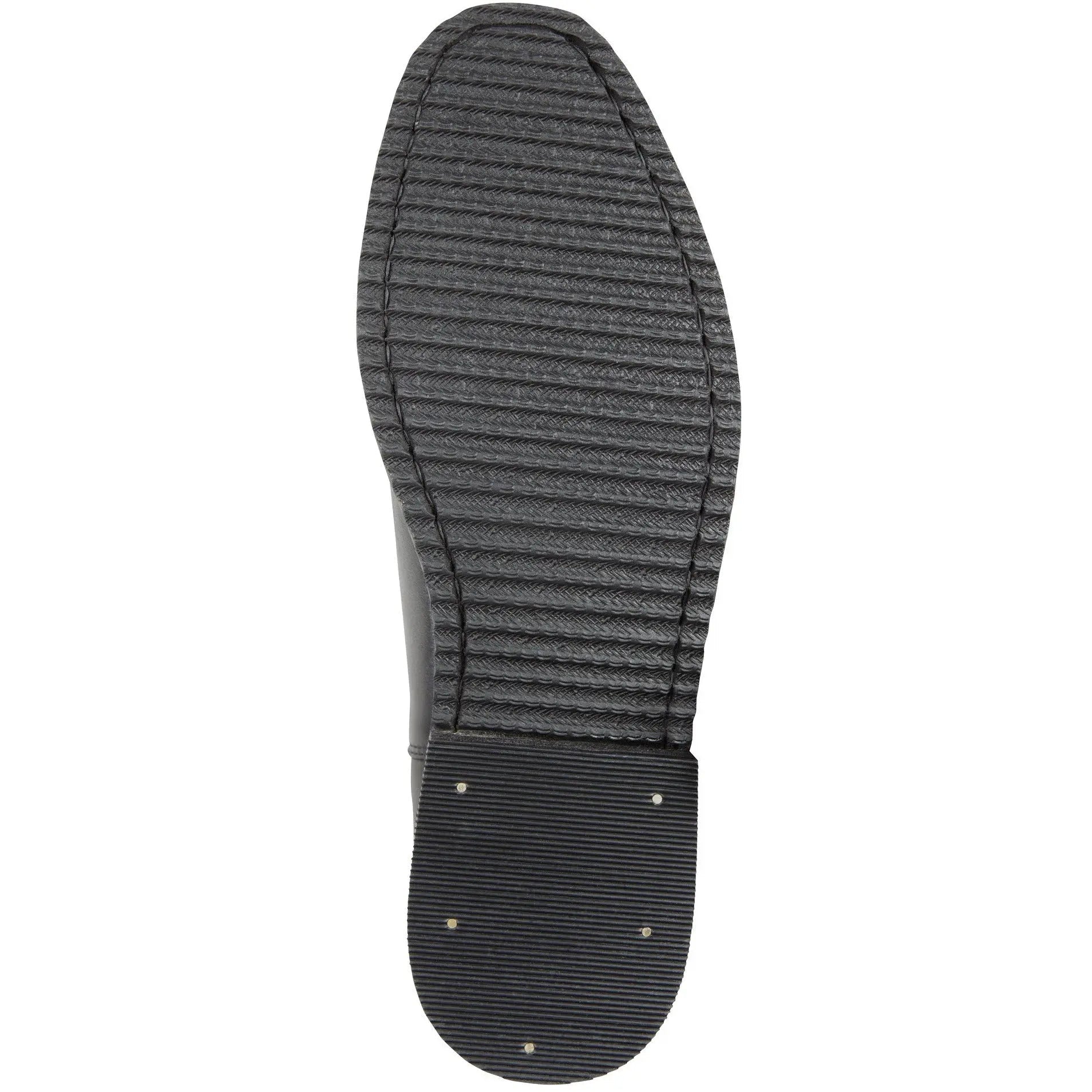 Huntley Equestrian Adult Classic Black Leather Zipper Paddock Boot - Paranoid Ranch