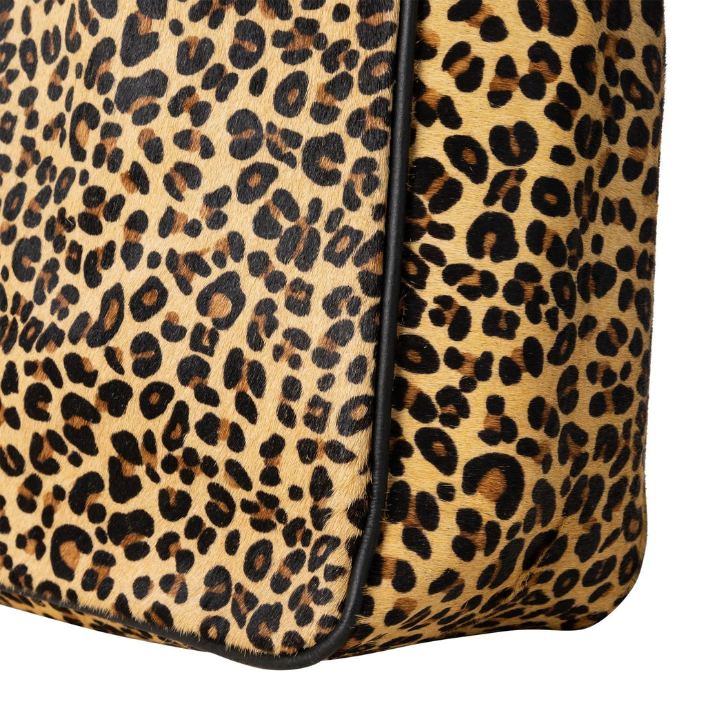 Huntley Equestrian Leopard Hair On Hide Tote Handbag - Paranoid Ranch