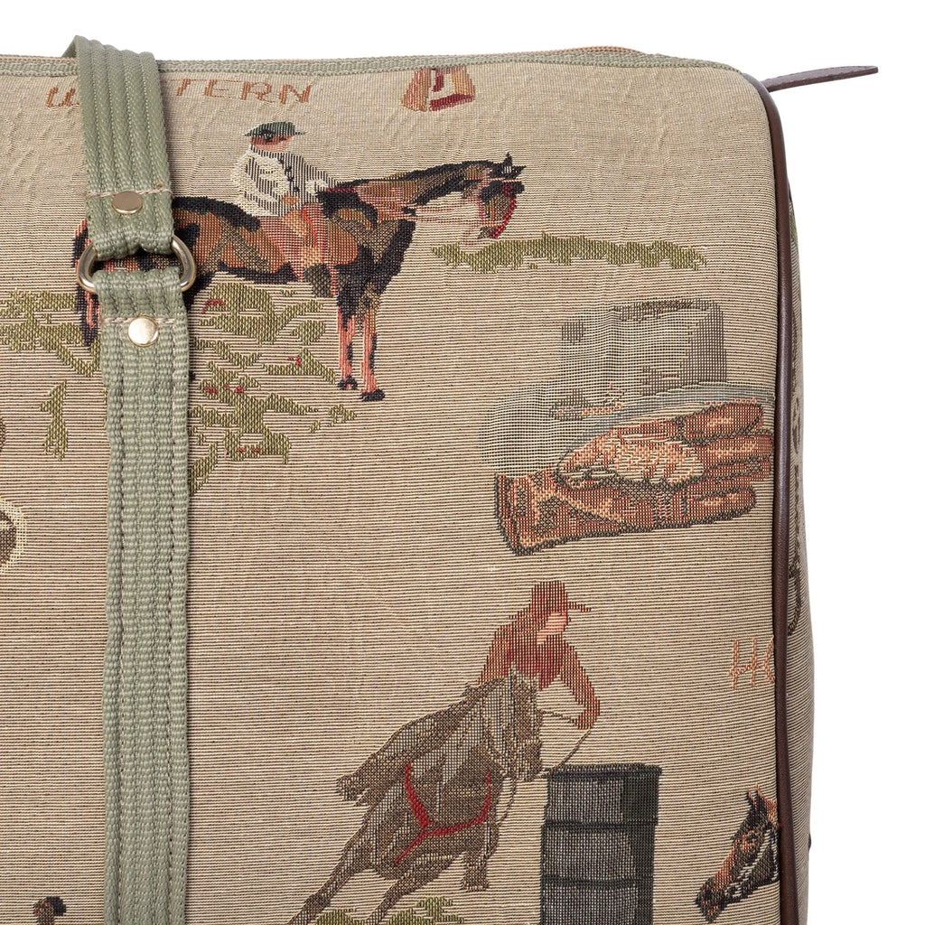 Huntley Equestrian Tapestry Duffle Bag - Western Design - Paranoid Ranch