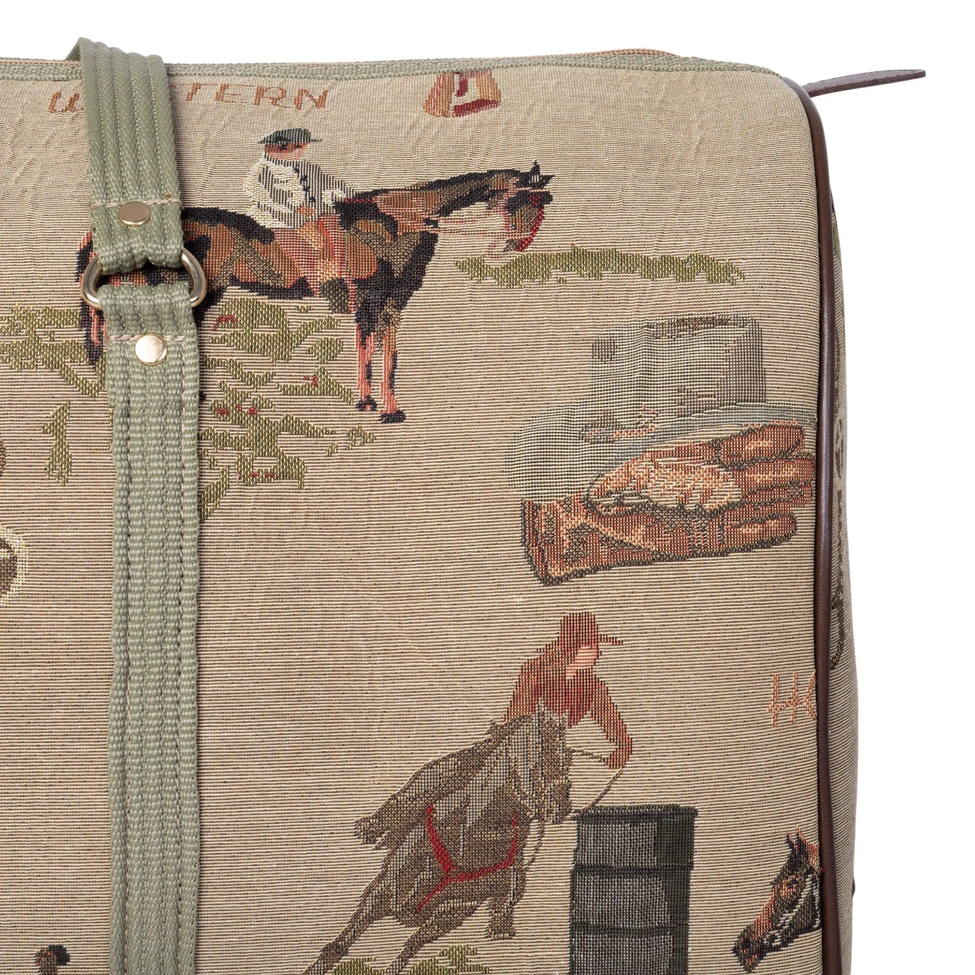 Huntley Equestrian Tapestry Duffle Bag - Western Design - Paranoid Ranch