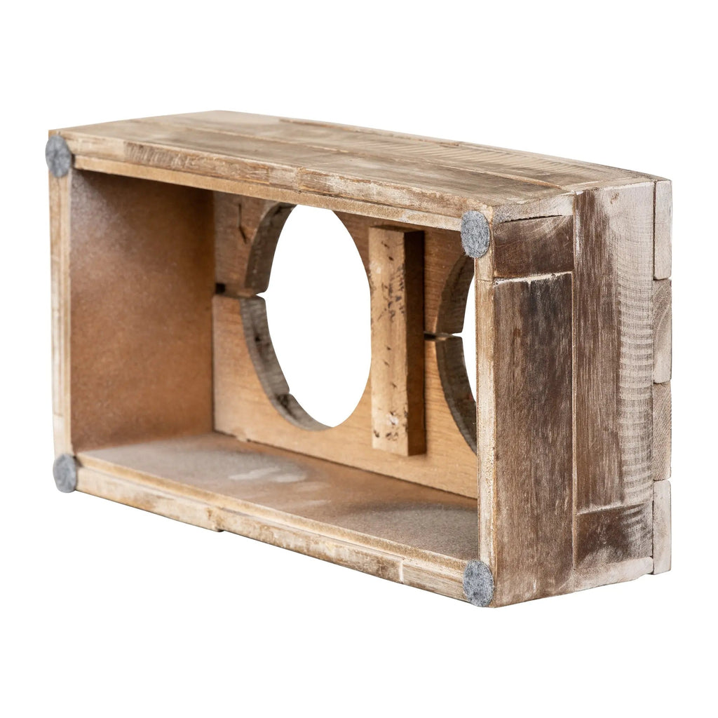 Huntley Pet Elevated Dog and Cat Double Bowl Feeder - Paranoid Ranch