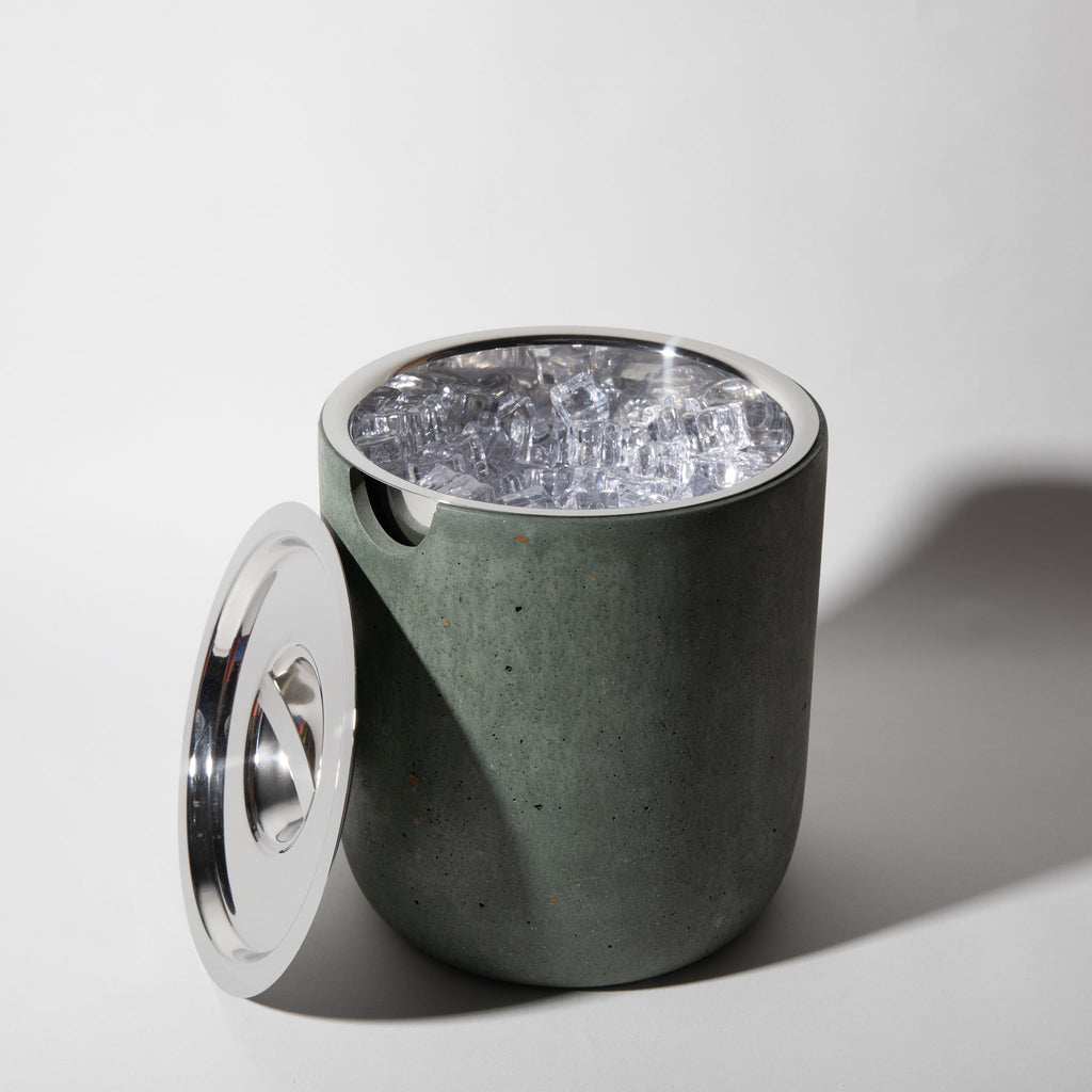 Ice Bucket | Dark Green Terrazzo - Paranoid Ranch