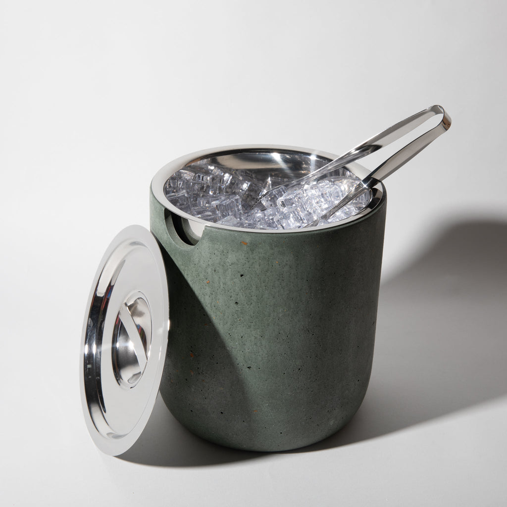 Ice Bucket | Dark Green Terrazzo - Paranoid Ranch