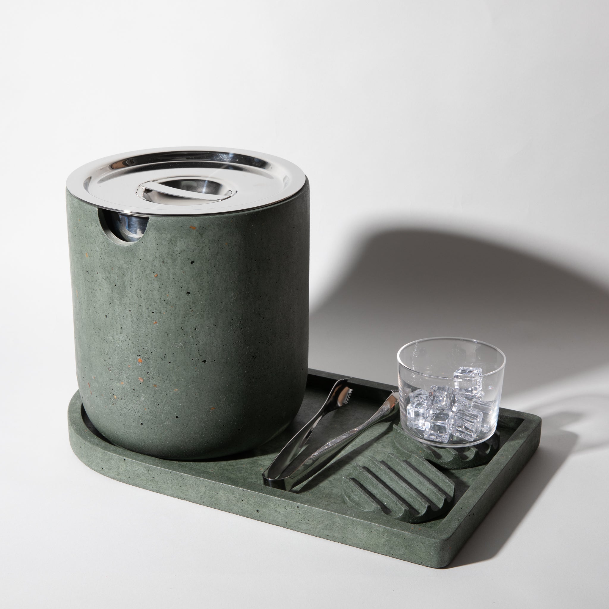 Ice Bucket | Dark Green Terrazzo - Paranoid Ranch