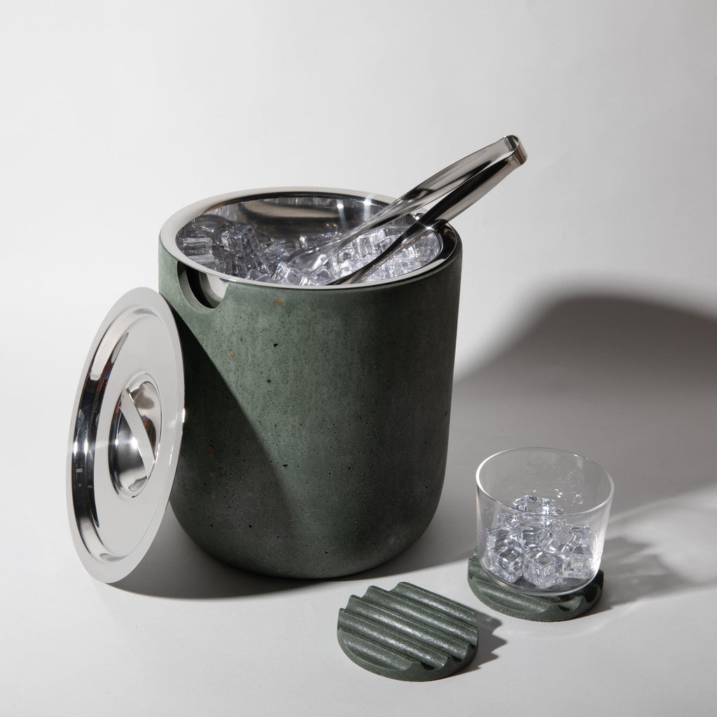 Ice Bucket | Dark Green Terrazzo - Paranoid Ranch
