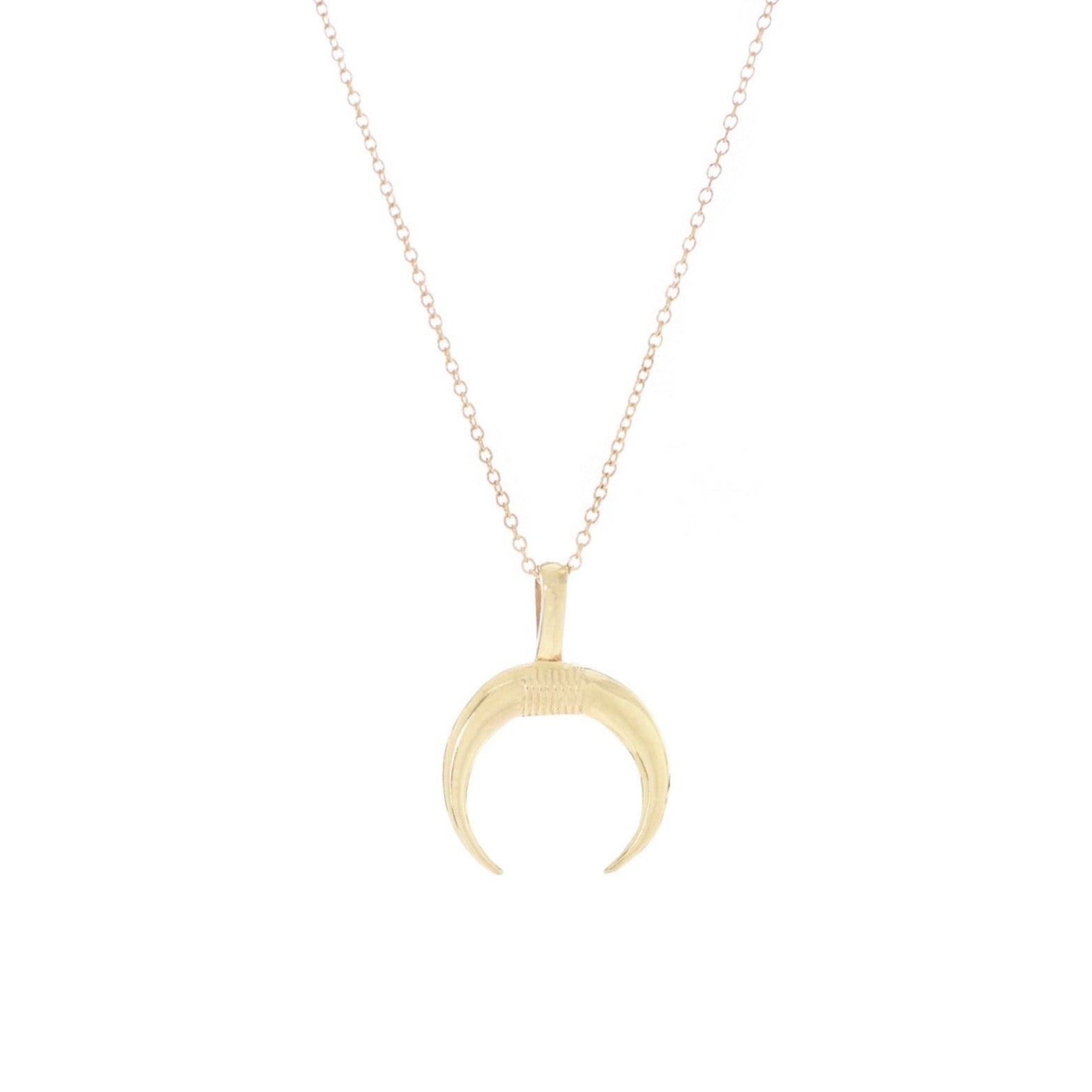 Double Horn Necklace