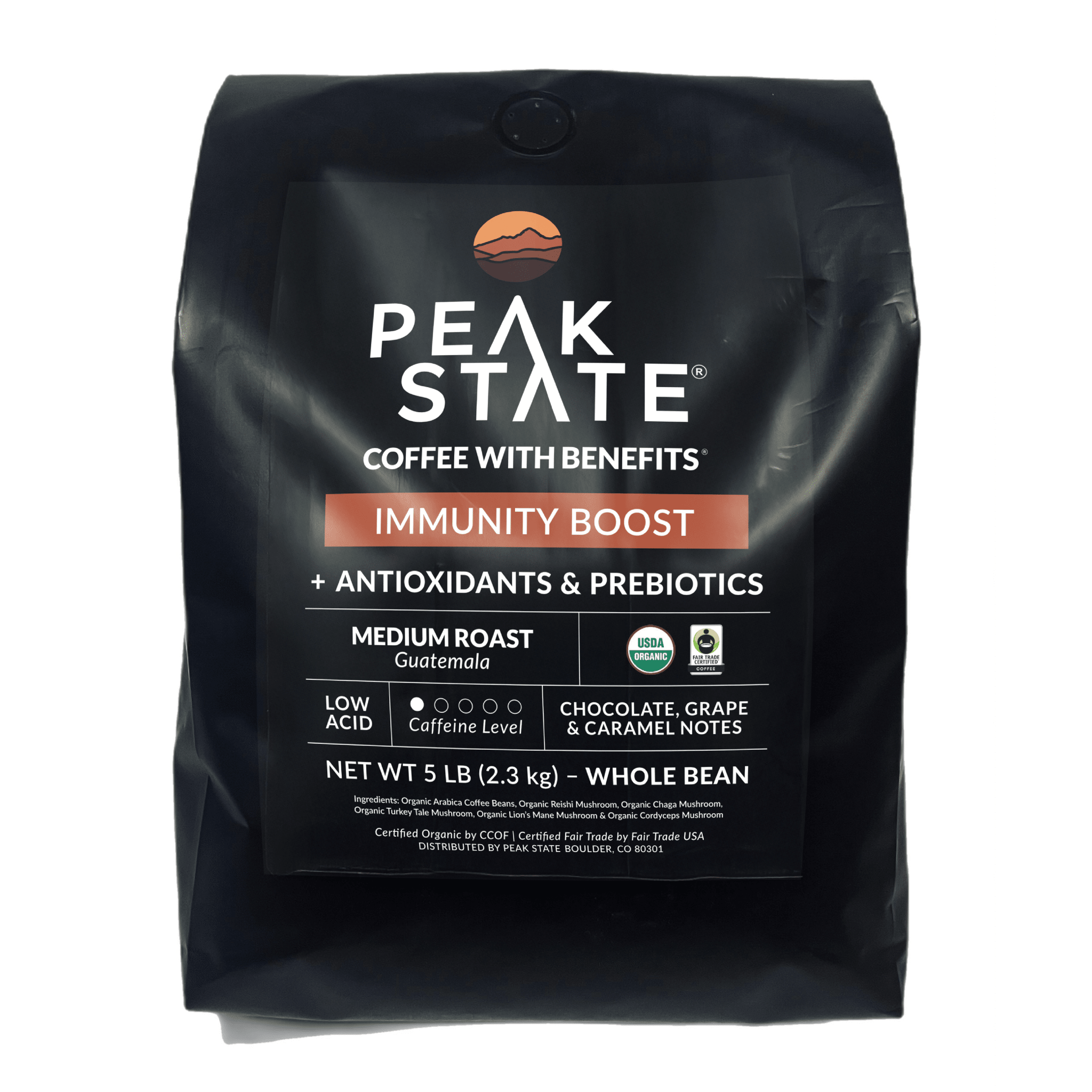 IMMUNITY BOOST Medium Roast - 5lb - Paranoid Ranch