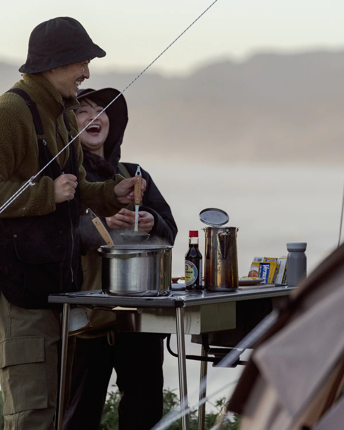 Iron Grill Table Camp Kitchen Starter Set - Paranoid Ranch