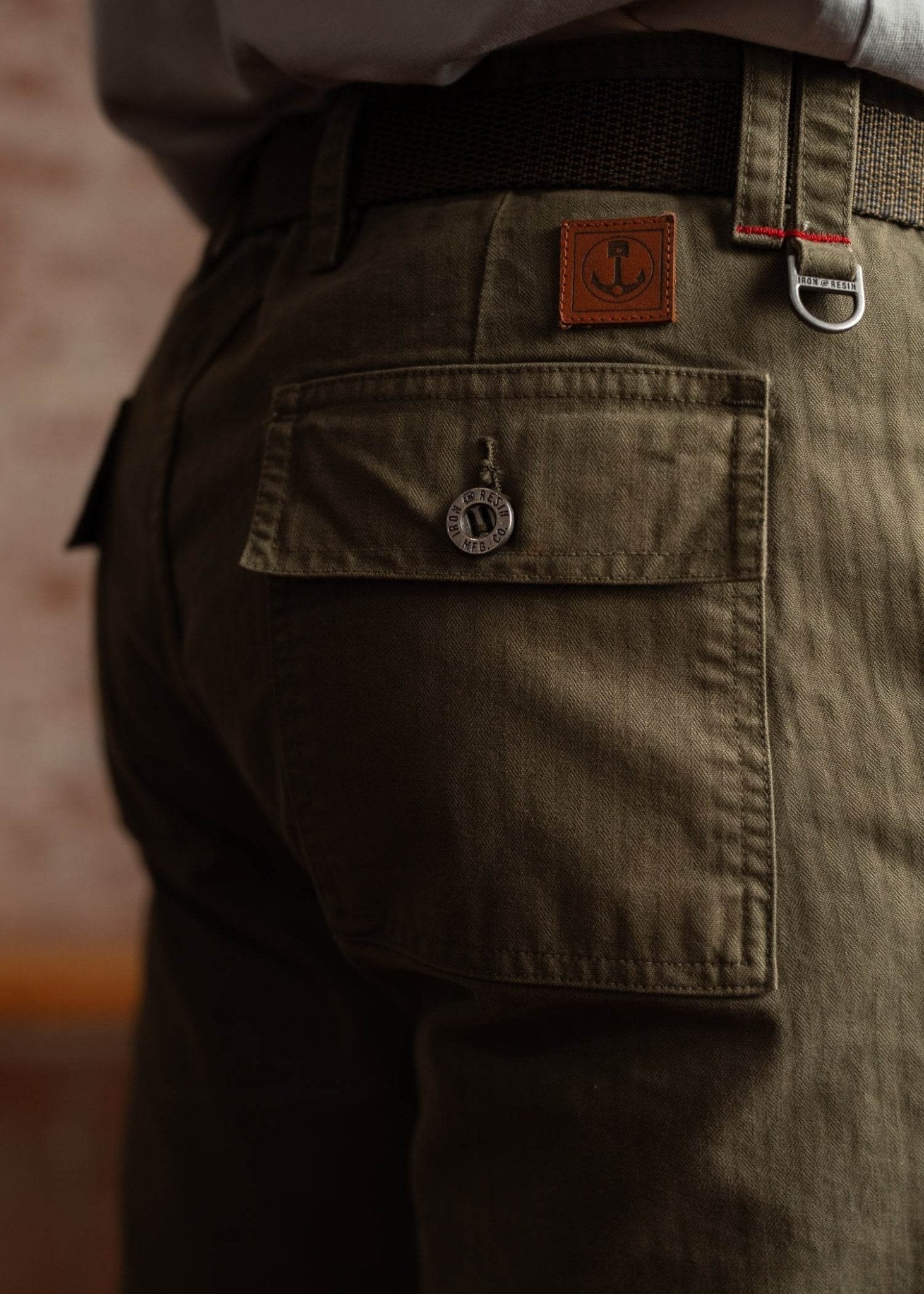 Iron & Resin Herringbone Brigade Pant - Paranoid Ranch