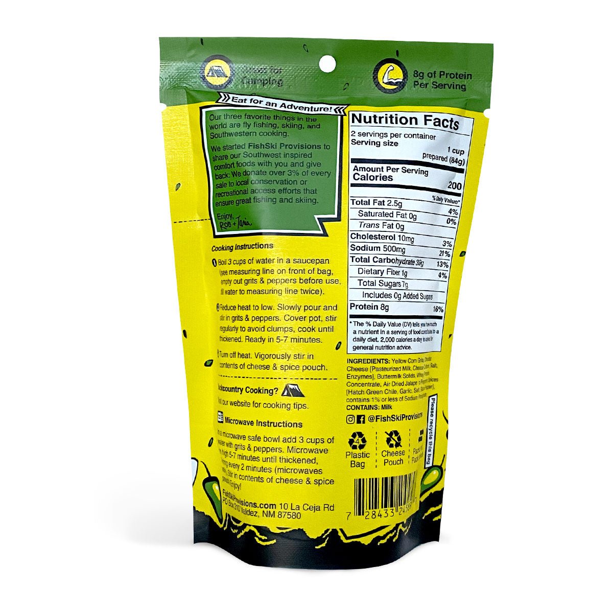 Jalapeño, Hatch Green Chile, Cheddar Grits - Paranoid Ranch