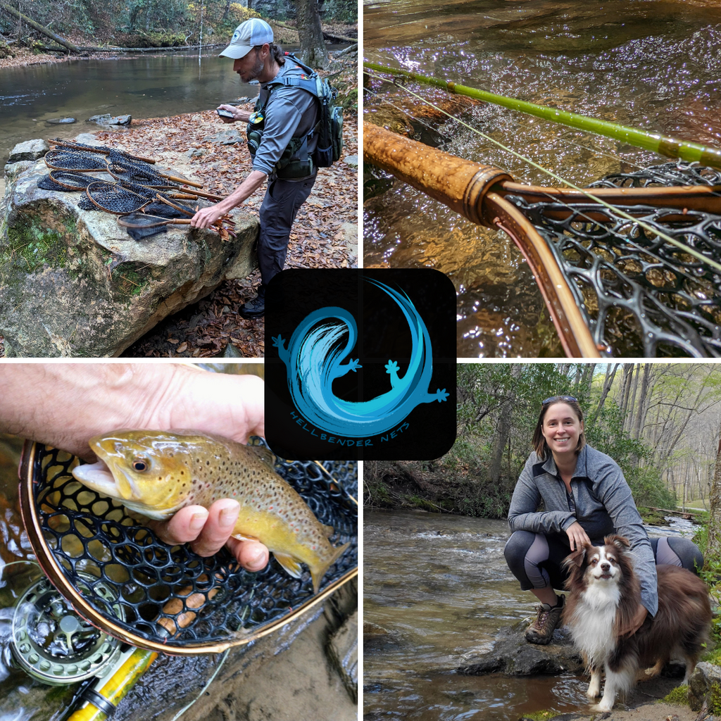 Downstream - Bamboo Fly Fishing Landing Net/Hand Net