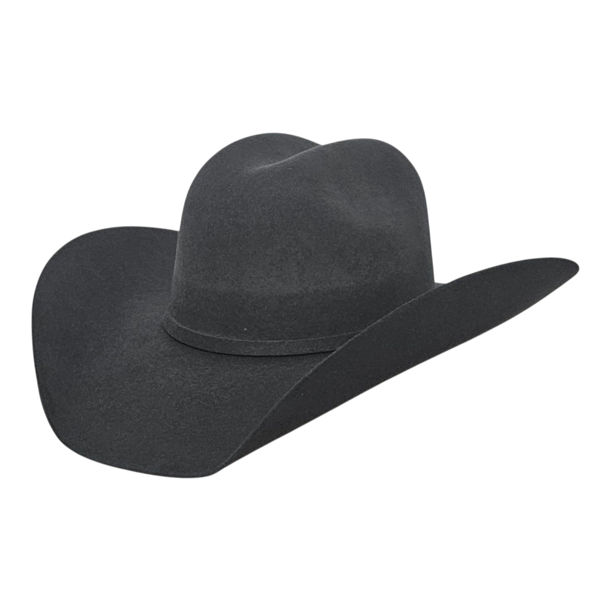 Justin Gun Metal 5X Wool Cashmere Hat - Paranoid Ranch