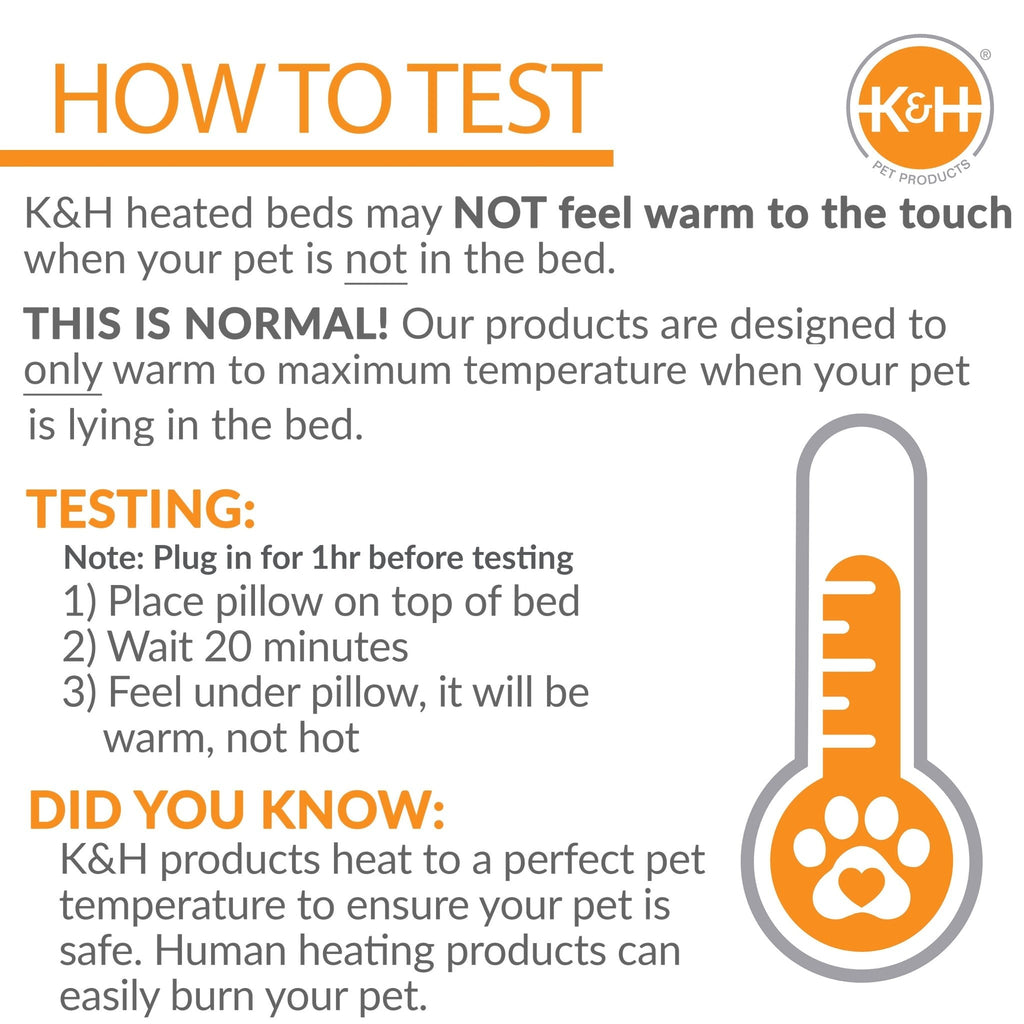 K&H Lectro-Soft Indoor/Outdoor Heated Pet Bed - Paranoid Ranch