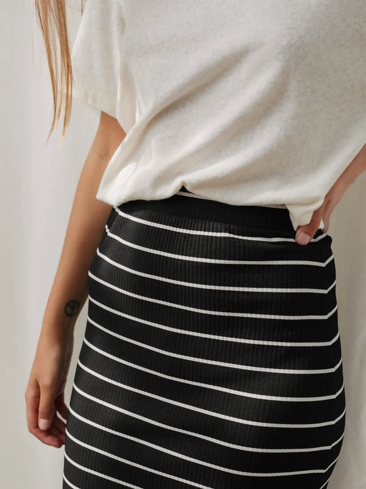 Kirjais Skirt - Navy Stripes - Paranoid Ranch