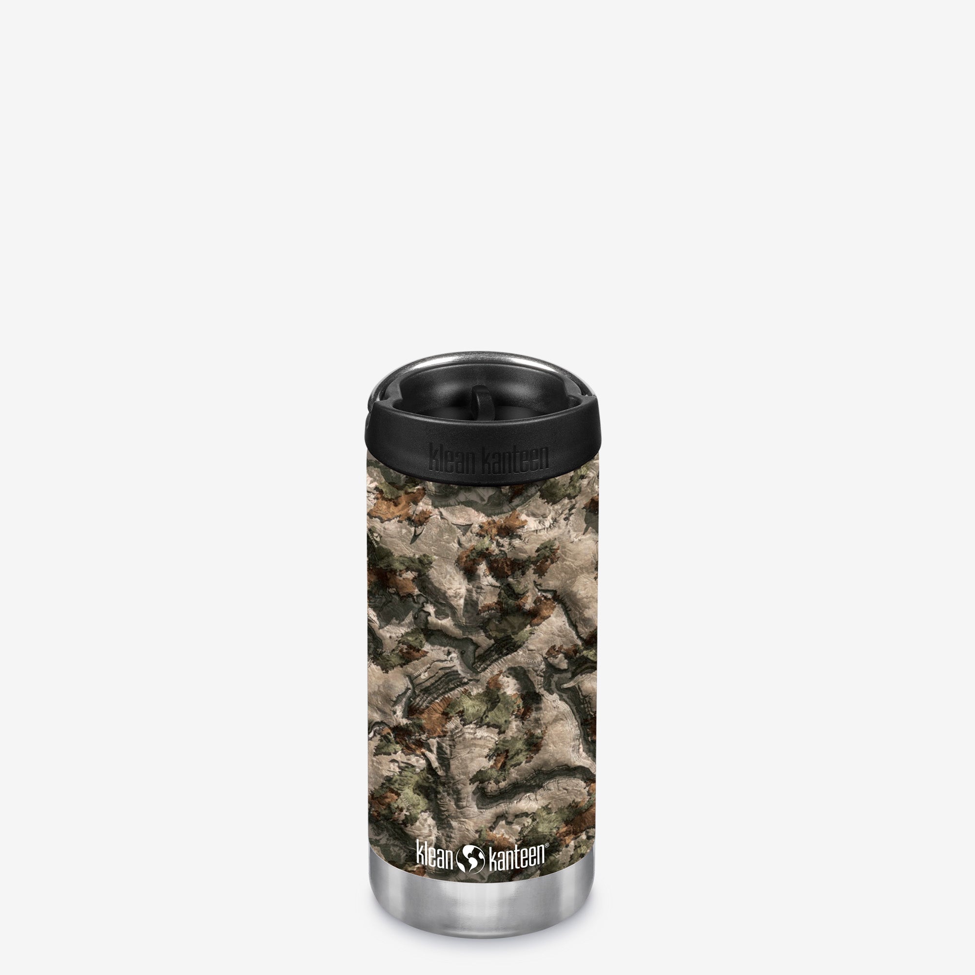 Klean Kanteen 12oz TKWide with Café Cap - Mossy Oak - Paranoid Ranch