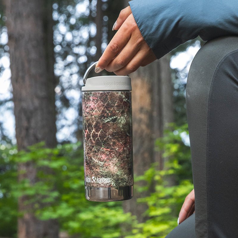 Klean Kanteen 12oz TKWide with Café Cap - Mossy Oak - Paranoid Ranch