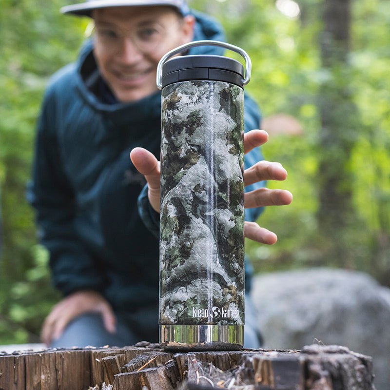 Klean Kanteen 20oz TKWide with Café Cap - Mossy Oak - Paranoid Ranch