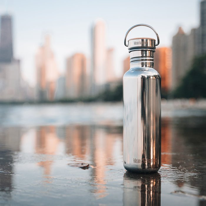 Klean Kanteen 27oz Reflect with Bamboo Cap - Paranoid Ranch