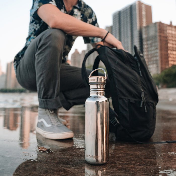Klean Kanteen 27oz Reflect with Bamboo Cap - Paranoid Ranch