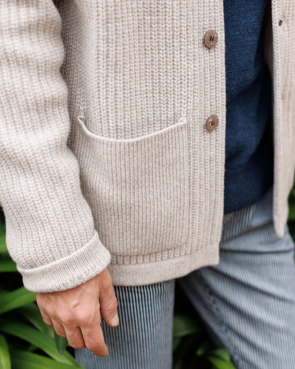 Knit Kite Jacket - Bone - Paranoid Ranch