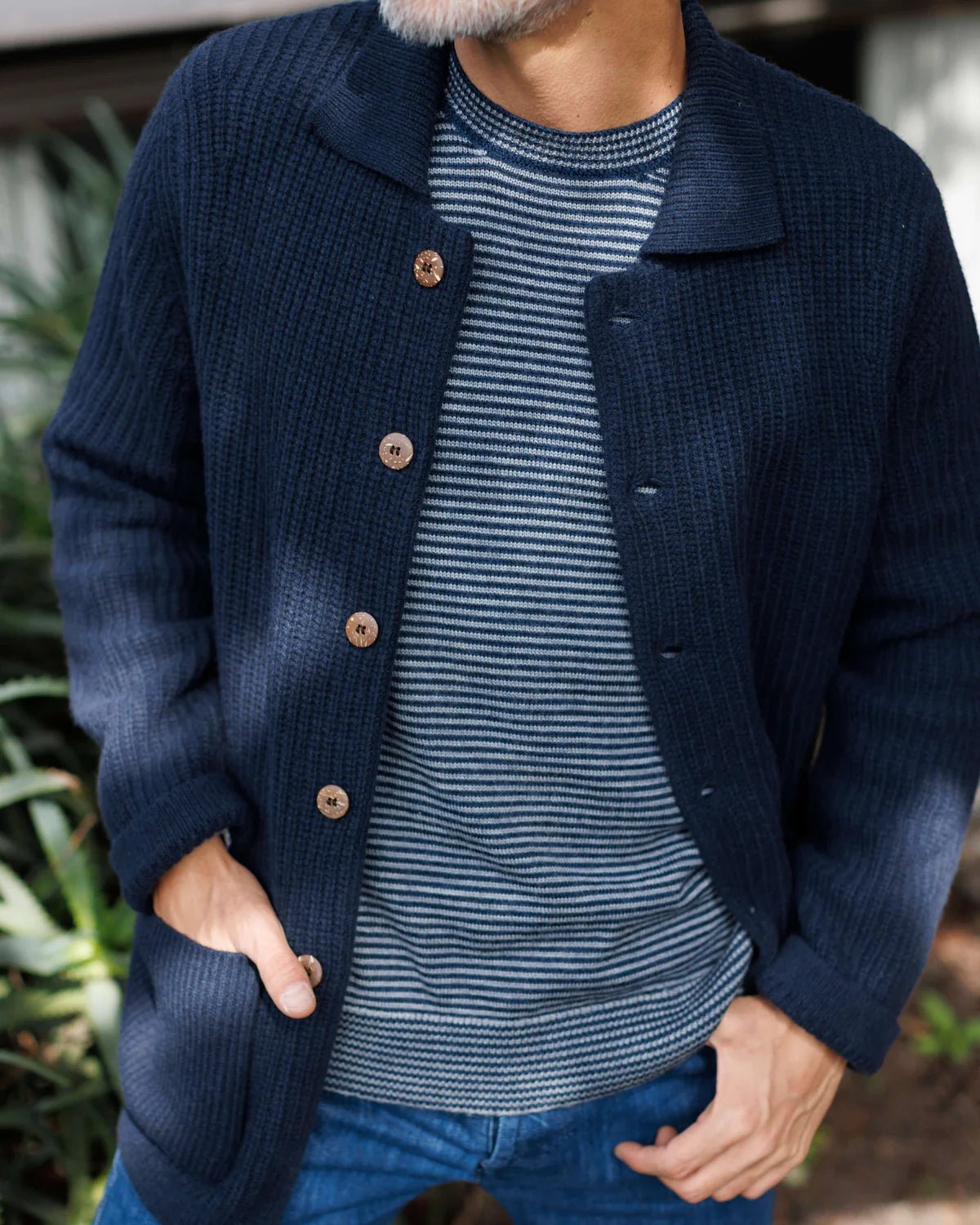 Knit Kite Jacket - Indigo - Paranoid Ranch