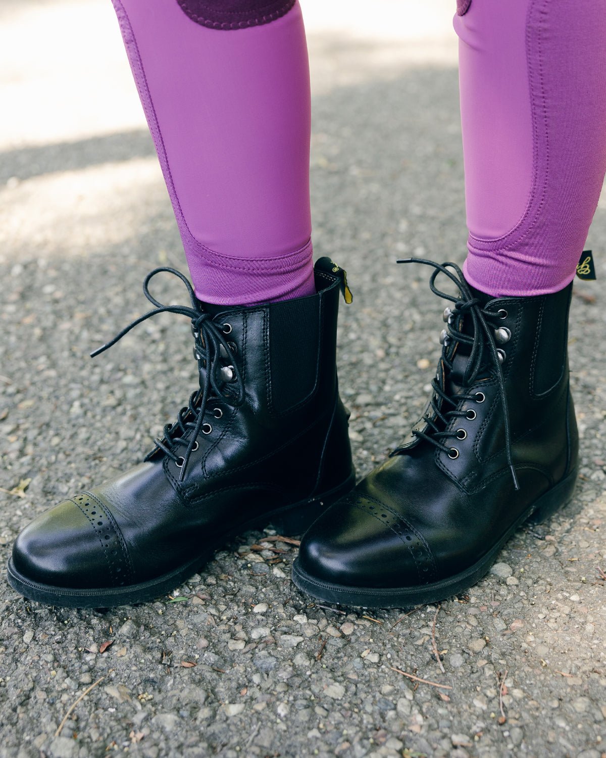 Lace - Up Leather Paddock Boots - Paranoid Ranch