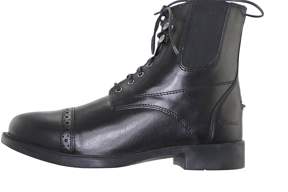 Lace - Up Synthetic Leather Paddock Boots - Paranoid Ranch