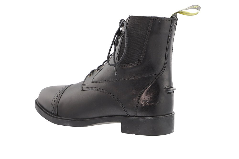 Lace - Up Synthetic Leather Paddock Boots - Paranoid Ranch