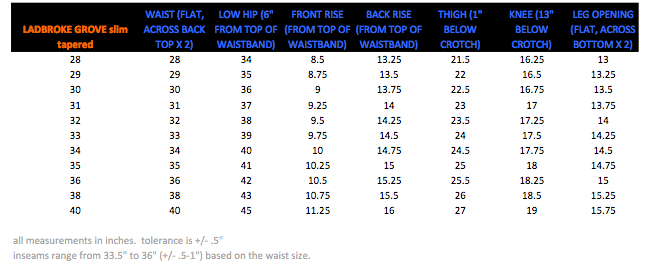 Ladbroke Grove Slim Tapered Selvedge Jeans - 14.75 oz. - Paranoid Ranch