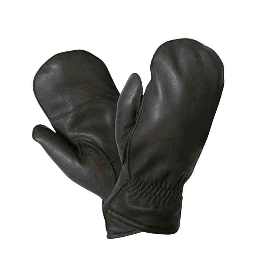 Legendary Deerskin Leather Insulated Mittens - Paranoid Ranch