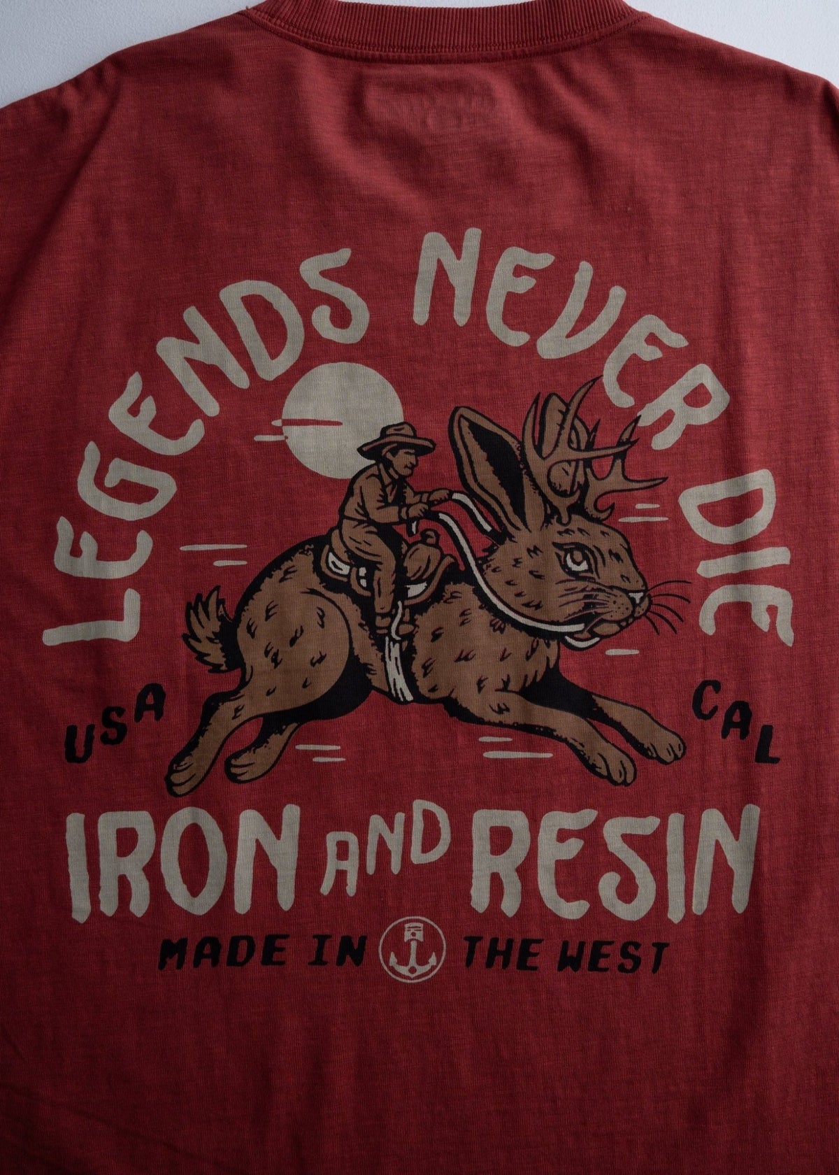 Legends Never Die Pocket Tee - Paranoid Ranch