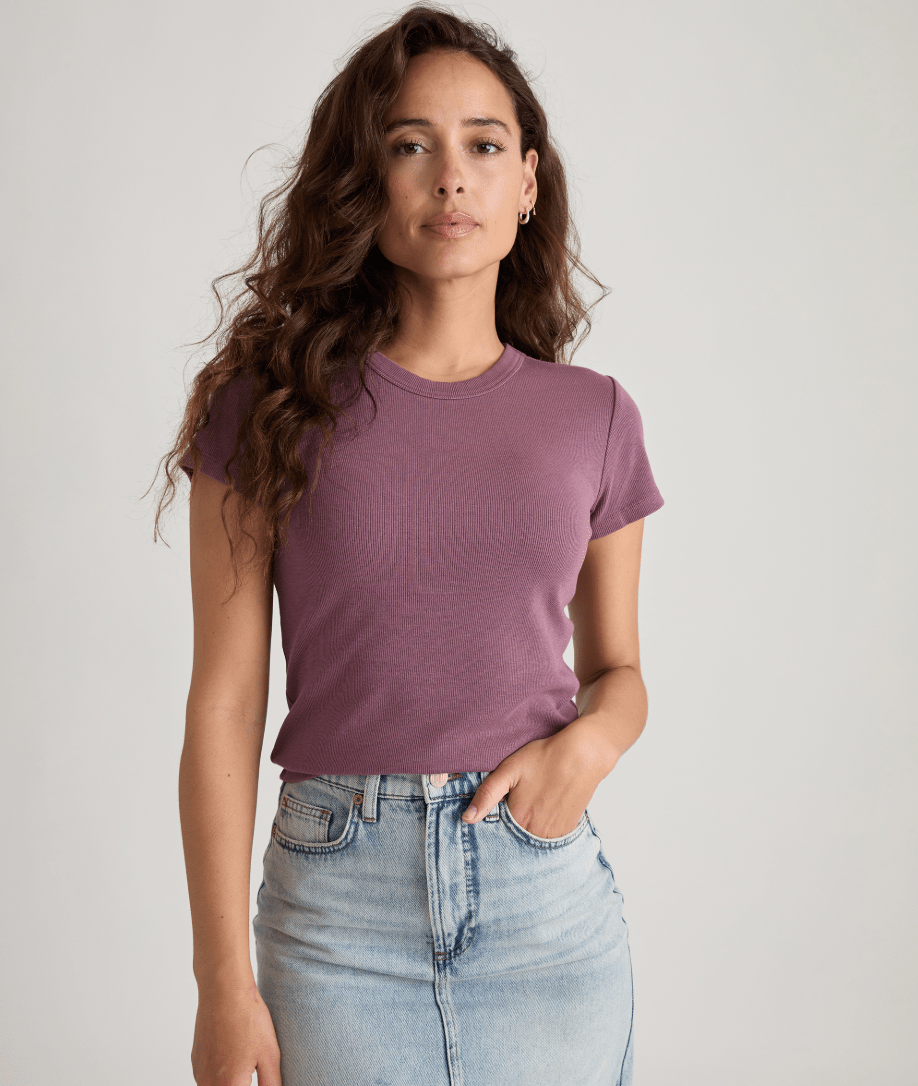 Lexi Rib Sun - In Crew Tee - Paranoid Ranch