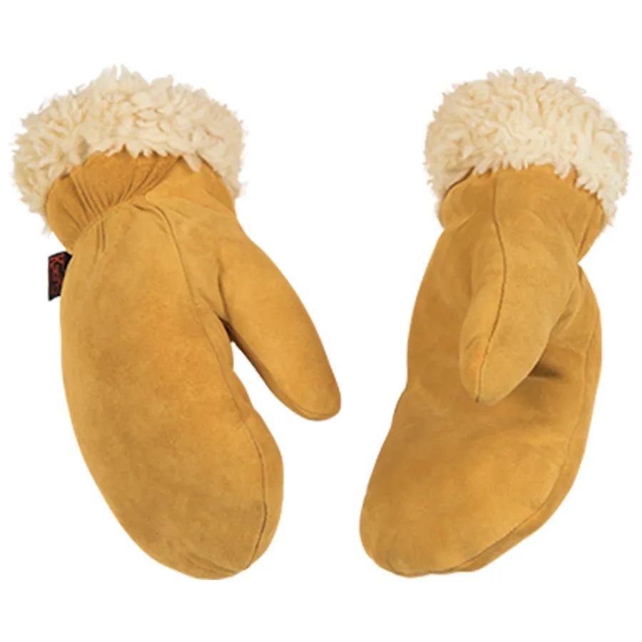 Lined Suede Deerskin Mitt - Paranoid Ranch