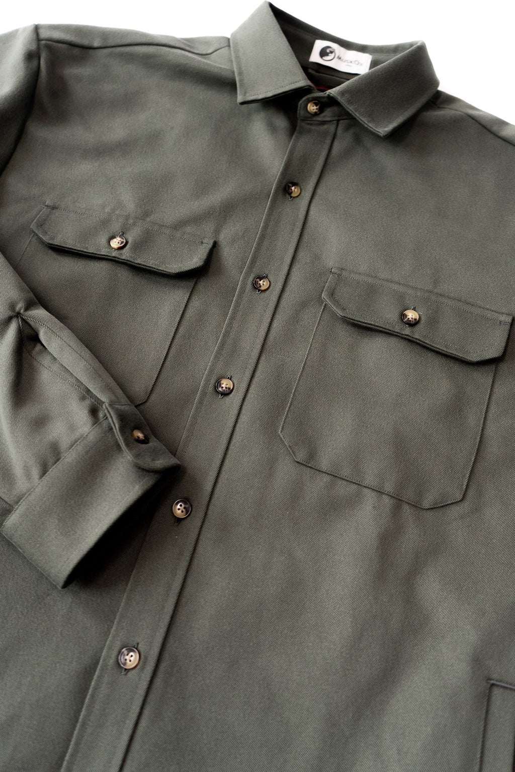 Lined Yukon Flannel Shirt Jacket, Olive - Paranoid Ranch