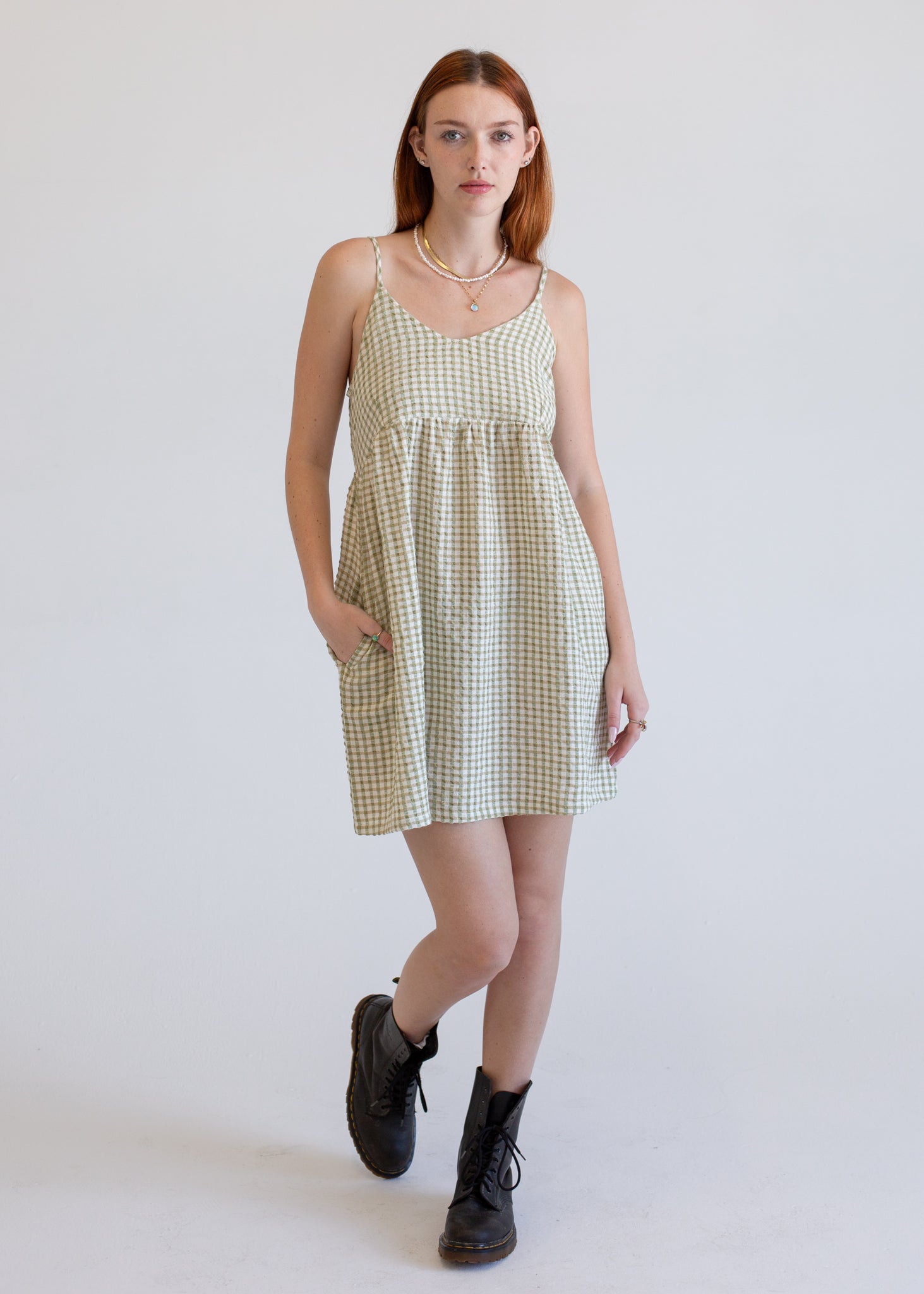 Linen Babydoll Dress - Paranoid Ranch