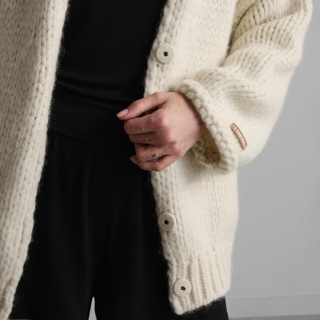 Lofty Wool Whip Stitch Cardigan - Paranoid Ranch