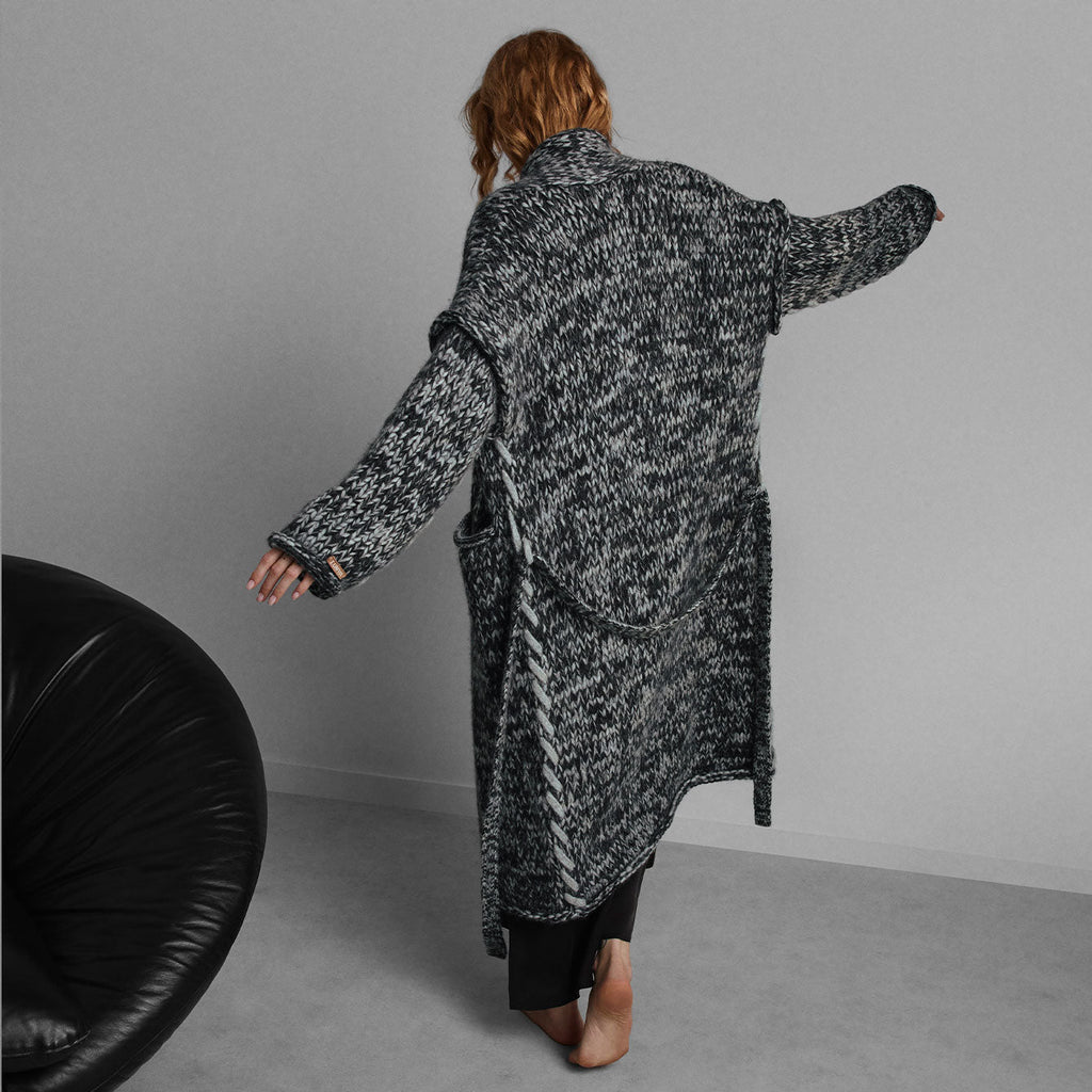 Lofty Wool Whip Stitch Coatigan - Paranoid Ranch