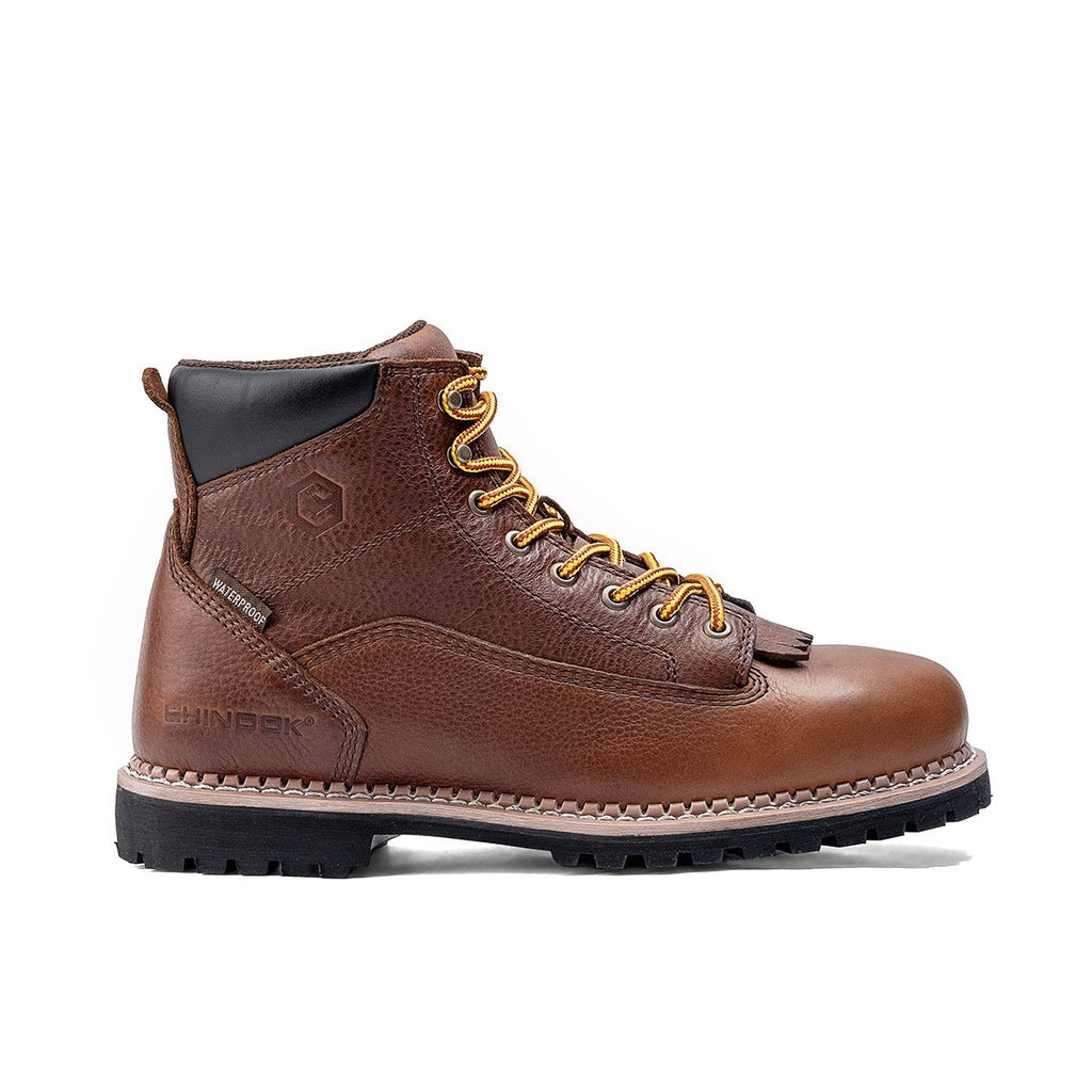 Logger 6” Men’s Waterproof Work Boot - Brown - Paranoid Ranch