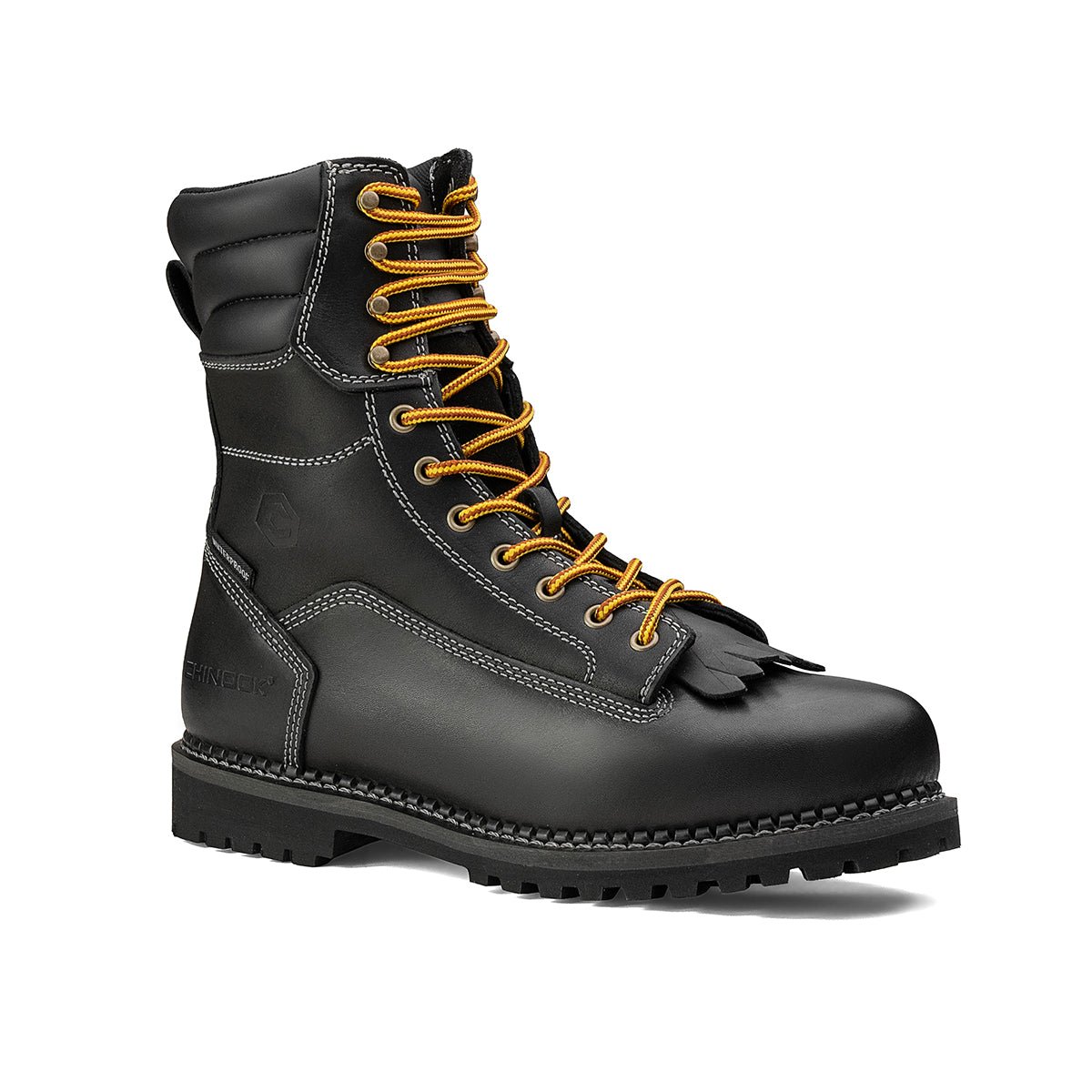 Logger 8” Men’s Waterproof Work Boot for Men - Black - Paranoid Ranch