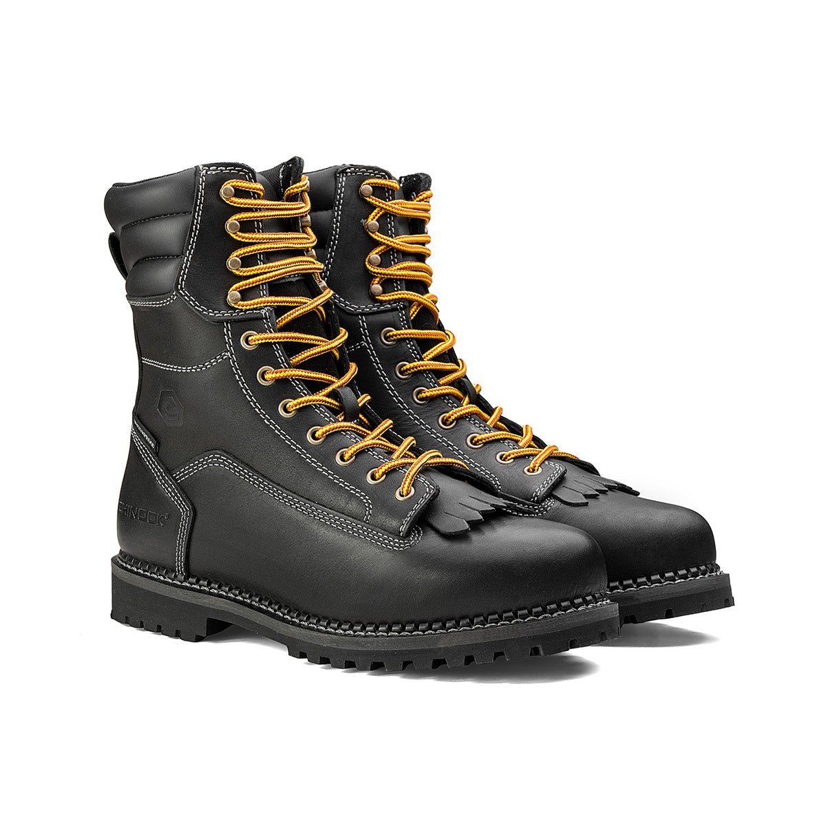 Logger 8” Men’s Waterproof Work Boot for Men - Black - Paranoid Ranch