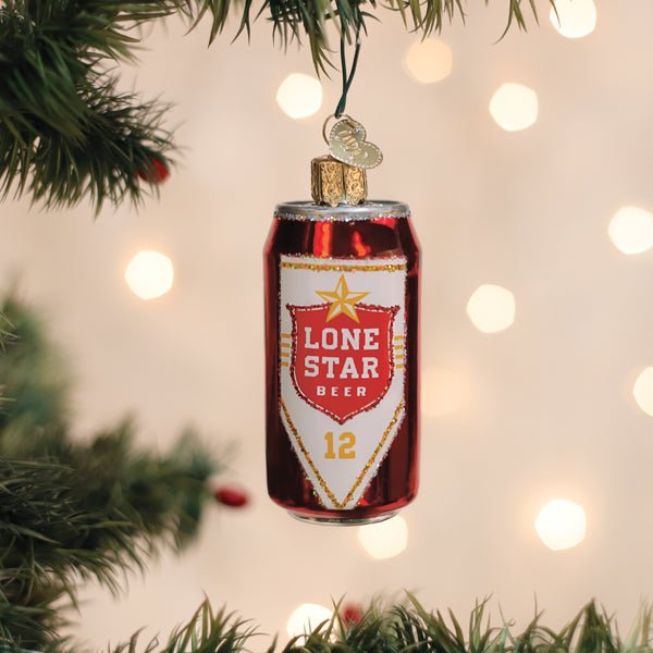 Lone Star Beer Can Ornament - Paranoid Ranch