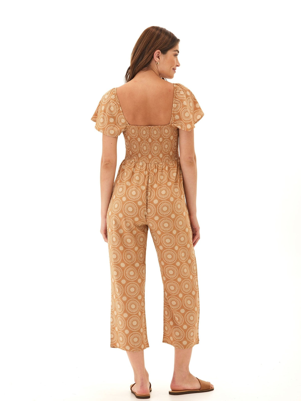 Lucille Medallion Print Woven Jumpsuit - Paranoid Ranch