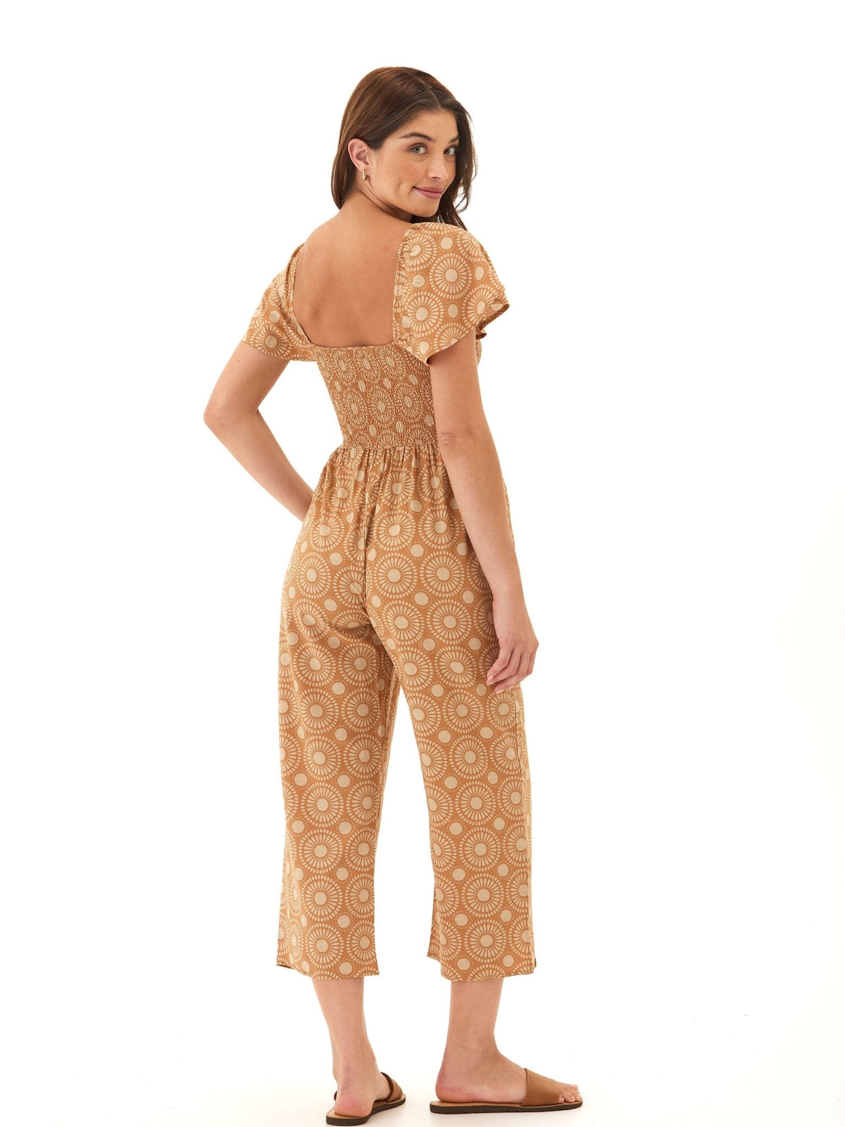Lucille Medallion Print Woven Jumpsuit - Paranoid Ranch