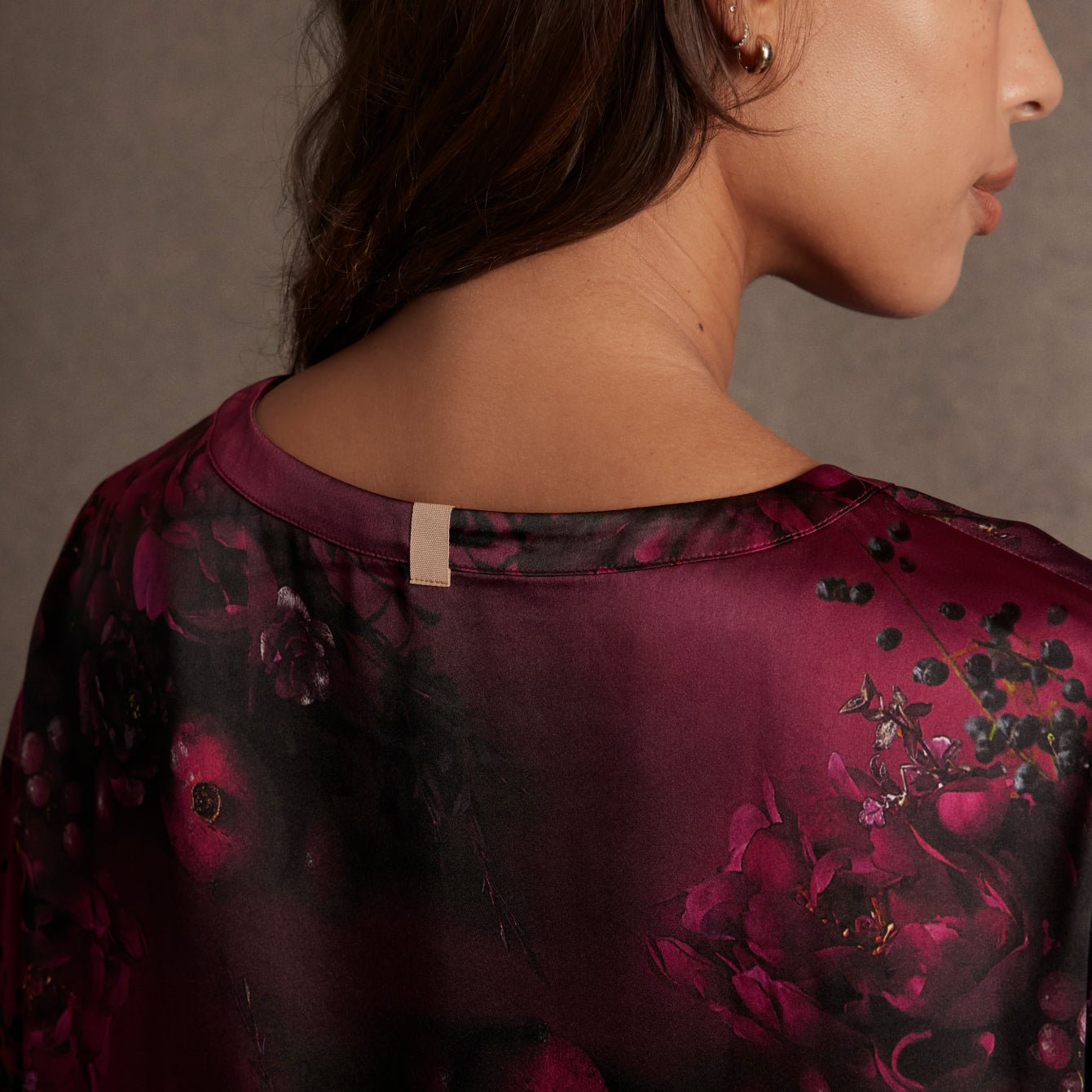 Lunya x Rosandich Washable Silk Tee Short Set - Paranoid Ranch