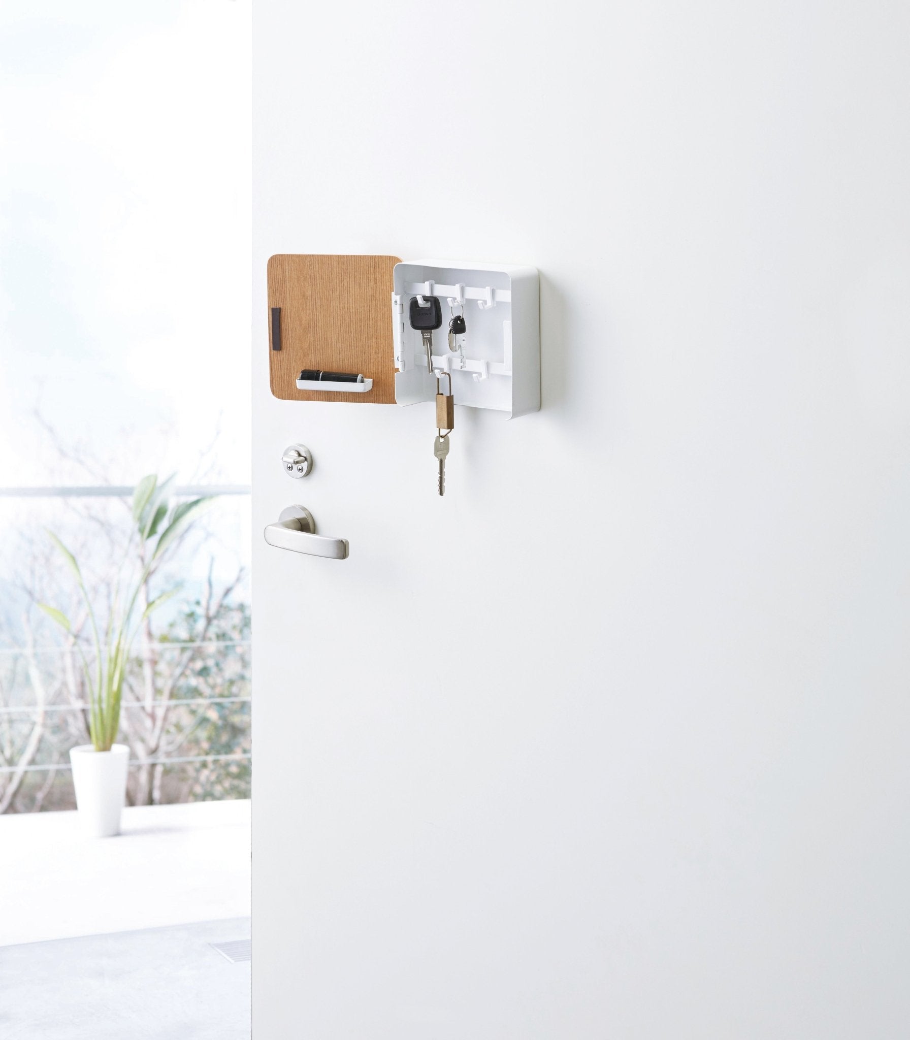 Magnetic Key Cabinet - Steel + Wood - Paranoid Ranch