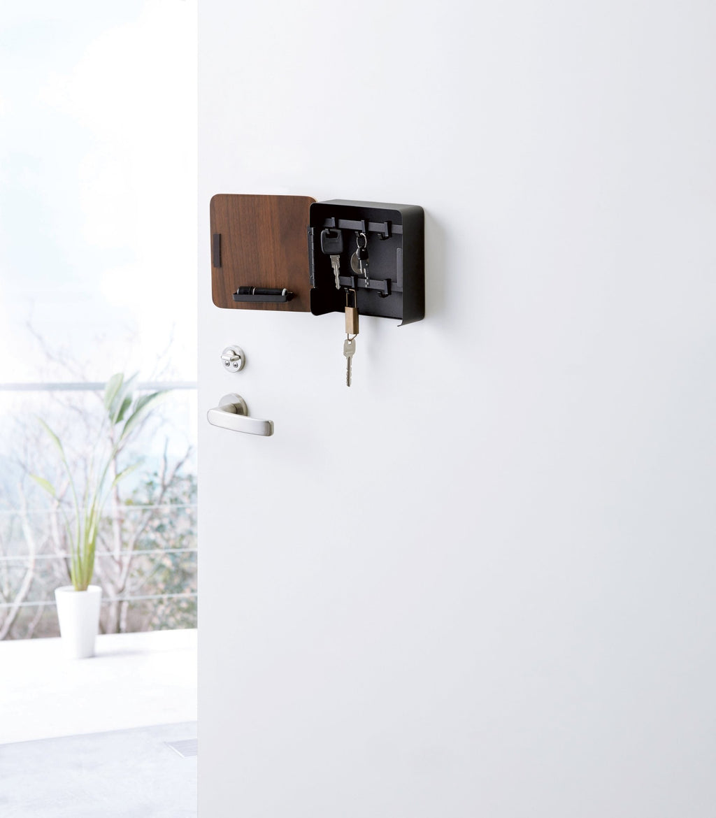 Magnetic Key Cabinet - Steel + Wood - Paranoid Ranch