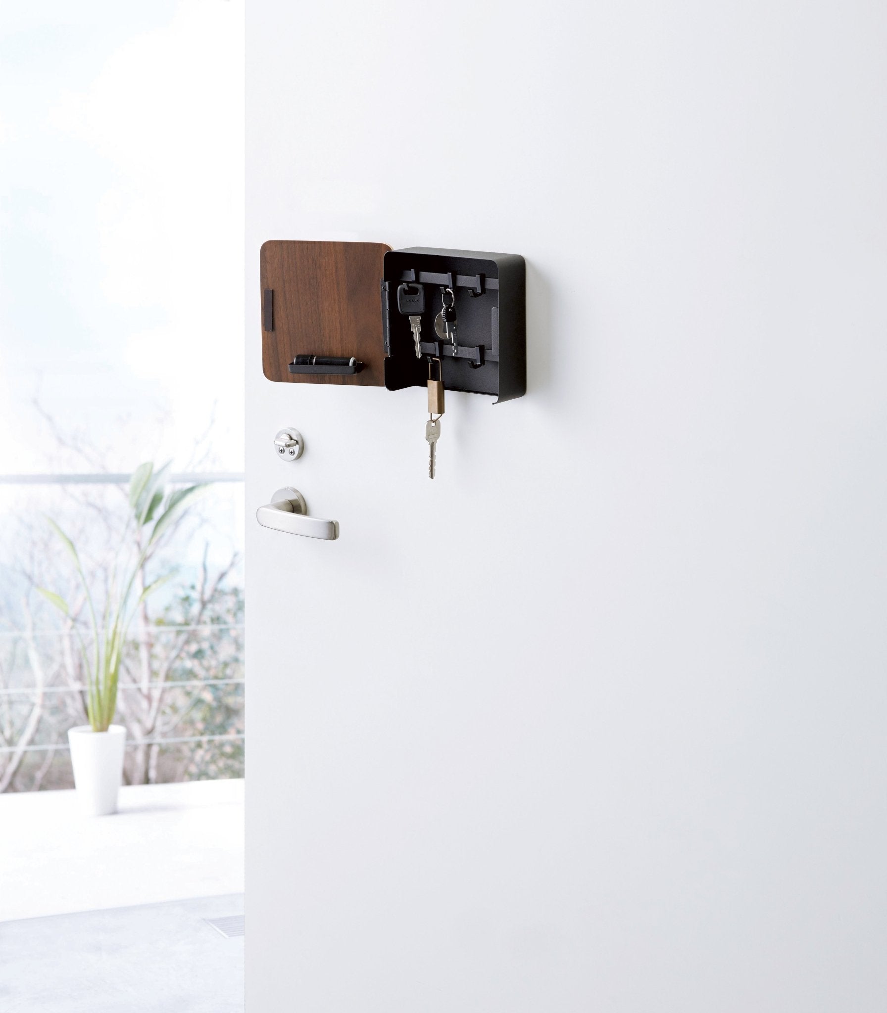 Magnetic Key Cabinet - Steel + Wood - Paranoid Ranch