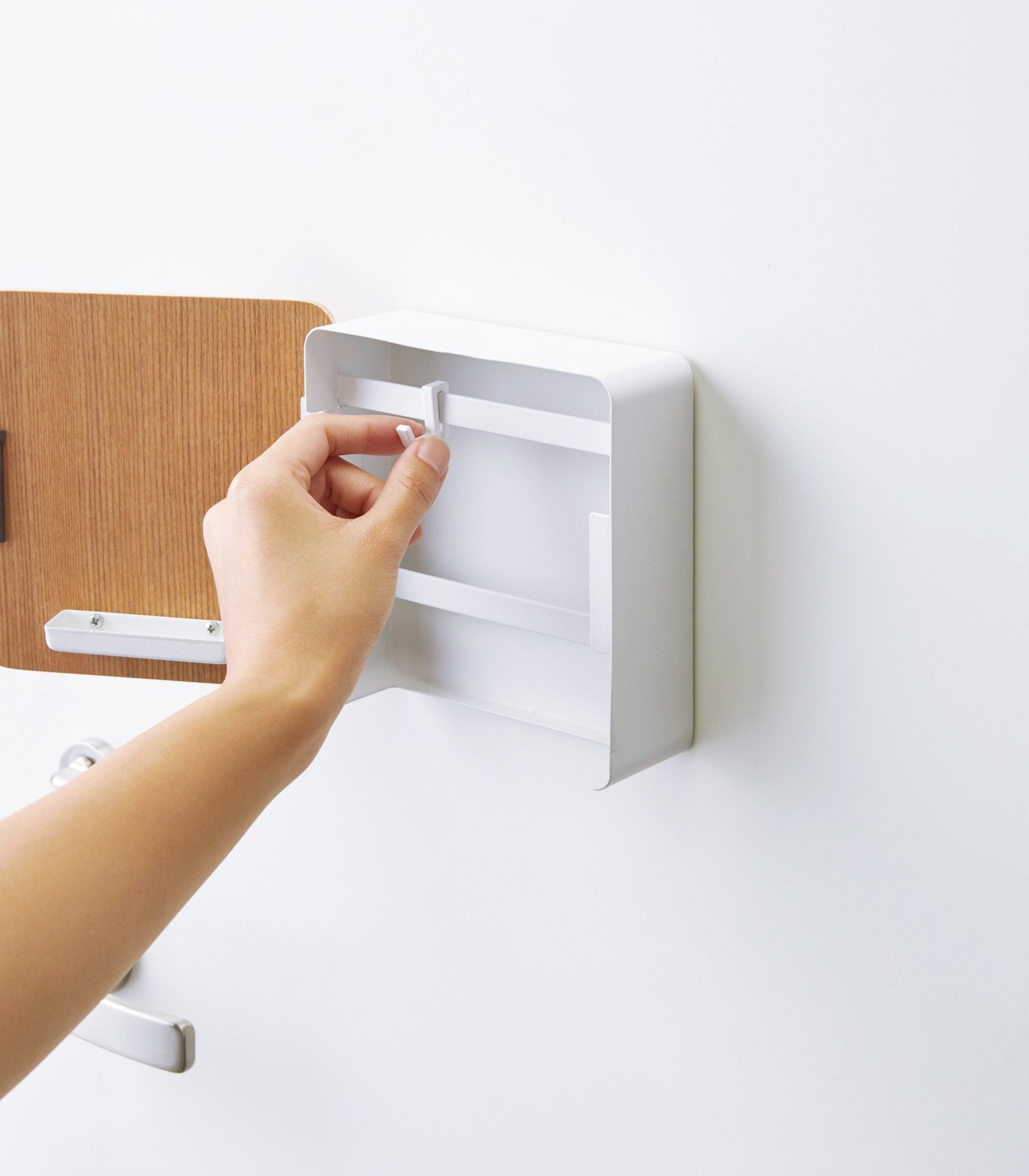 Magnetic Key Cabinet - Steel + Wood - Paranoid Ranch