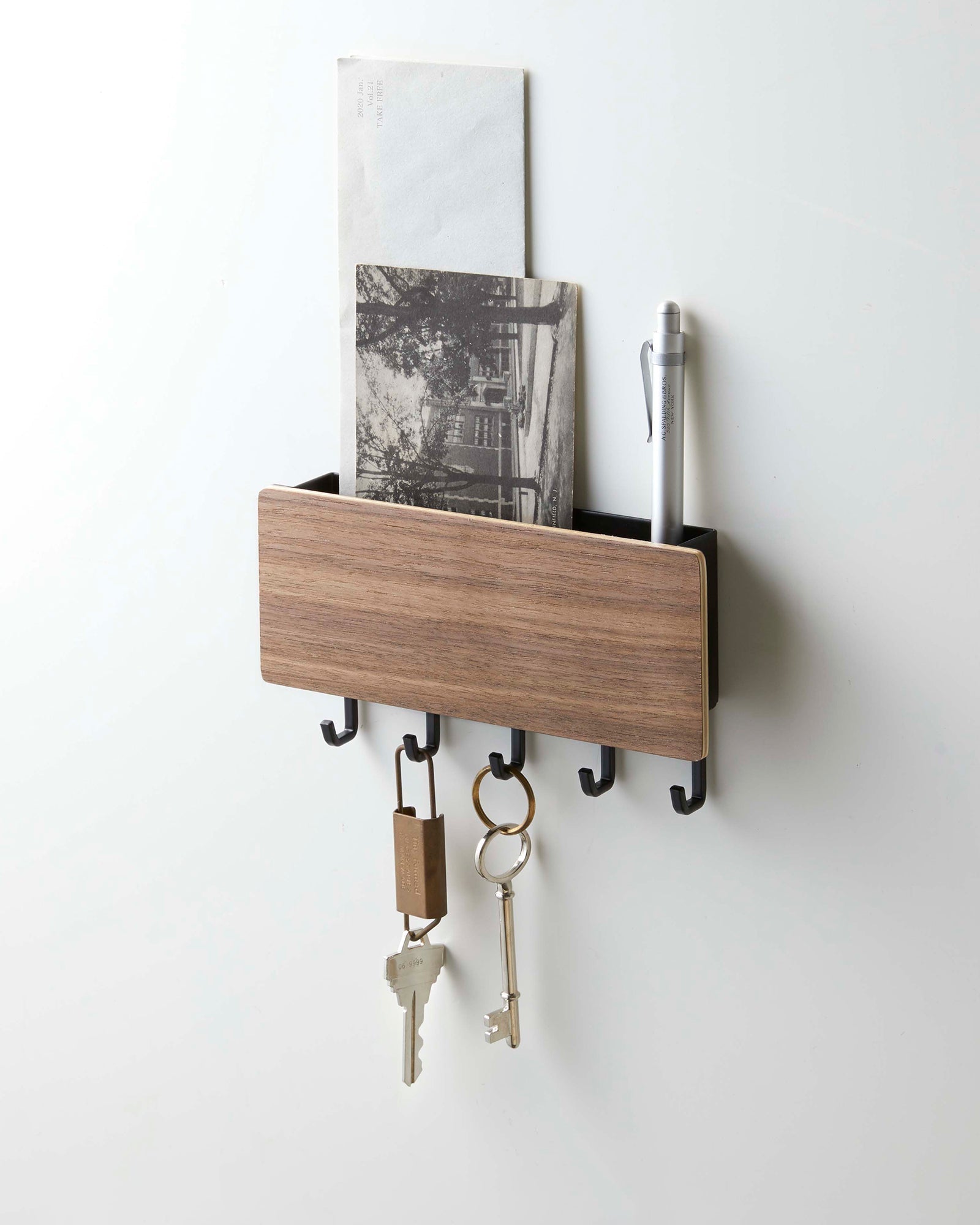 Magnetic Key Rack - Steel + Wood - Paranoid Ranch